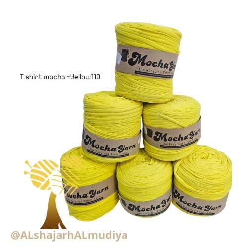 T shirt mocha -Yellow110