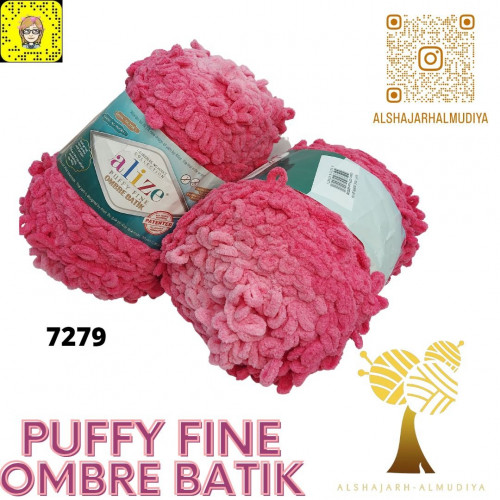 puffy fine ombre batik