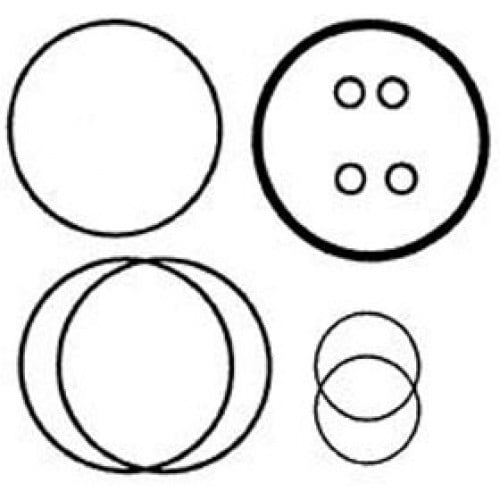 #10284W اصلاح كمروسر / GASKET KIT COMPRESSOR HITACHI MSJ170 A5000