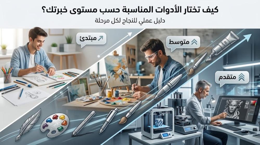 كيف تختار الأدوات المناسبة حسب مستوى خبرتك؟