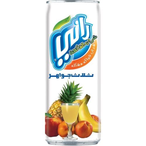 راني ثلاث جواهر شراب فواكه مشكلة 180 مل 24 عبوة