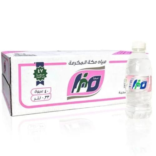 مياه صفا ابو نص 330 مل 40 عبوة