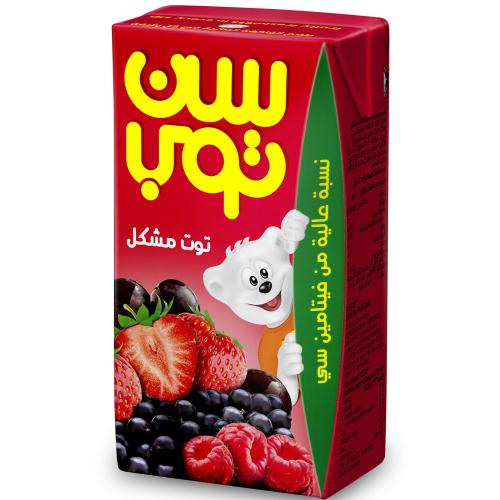 سن توب توت مشكل 250 مل 30 عبوة