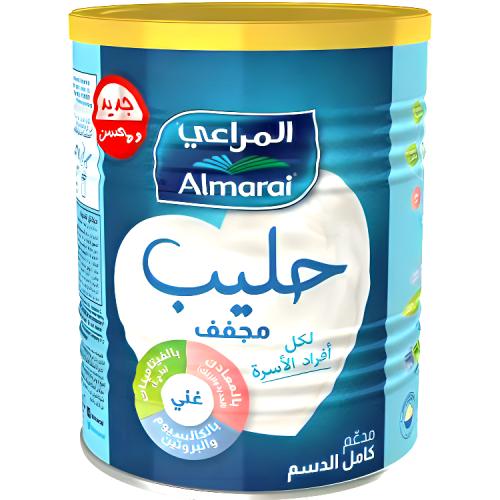 المراعي حليب مجفف مدعم كامل الدسم 1800 جرام