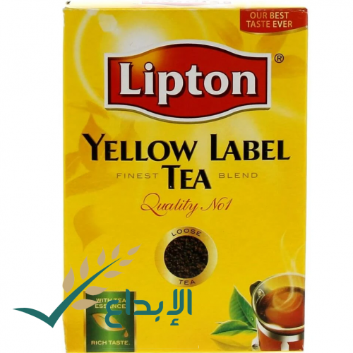شاي ليبتون العلامة الصفراء شاي فرط شاي اسود 200 جر...