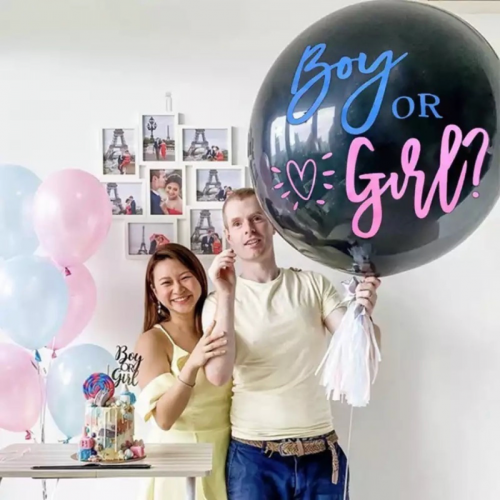 بالون كشف الجنين العملاق | Giant Balloon Gender Re...