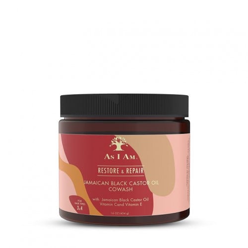 غسول بالبلسم ( كو-واش) زيت الخروع الاسود الجمايكي مع فيتامين C&E