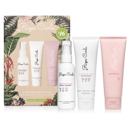 مجموعة تصفيف الشعر المجعد بثلاث خطوات