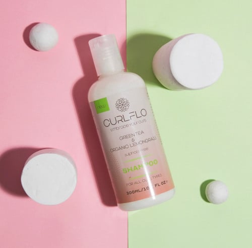 Creamy shampoo from Curl Flo
