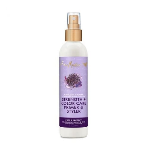 Live in to strengthen and moisturize curly colored hair