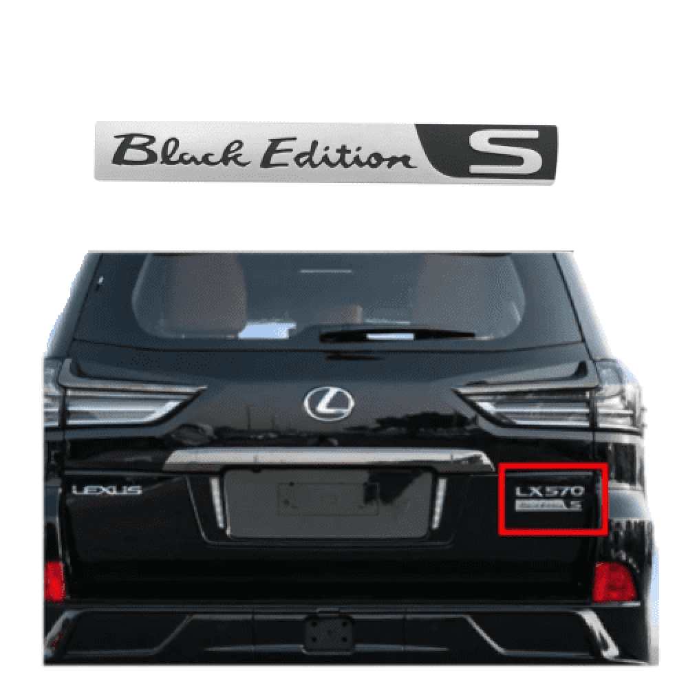 علامة ملصق لكزس LX570 بلاك اديشن 2016 - 2021
