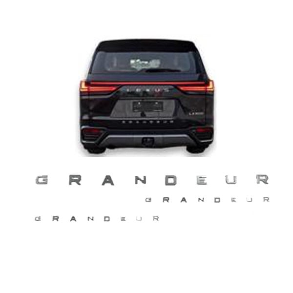 علامة ملصق لكزس LX600 جراندوير مودبل 2022 - 2025