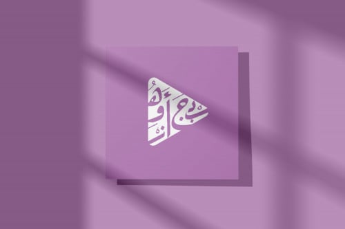 بطاقة مربعه