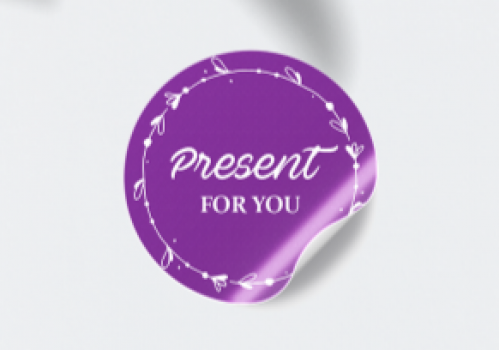 ملصق PRESSENT FOR YOU