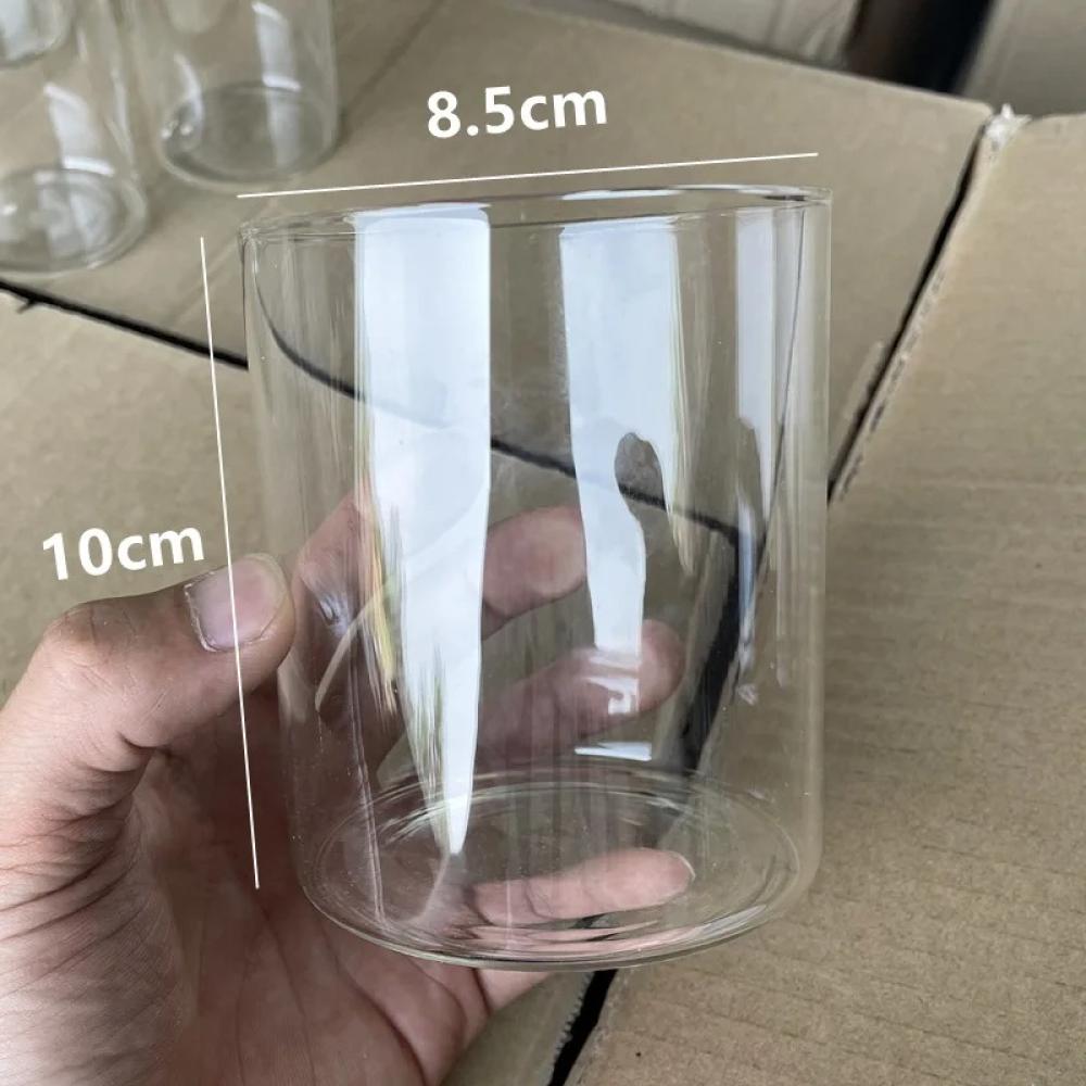 فازات زجاجية 10*15 سم  سادة