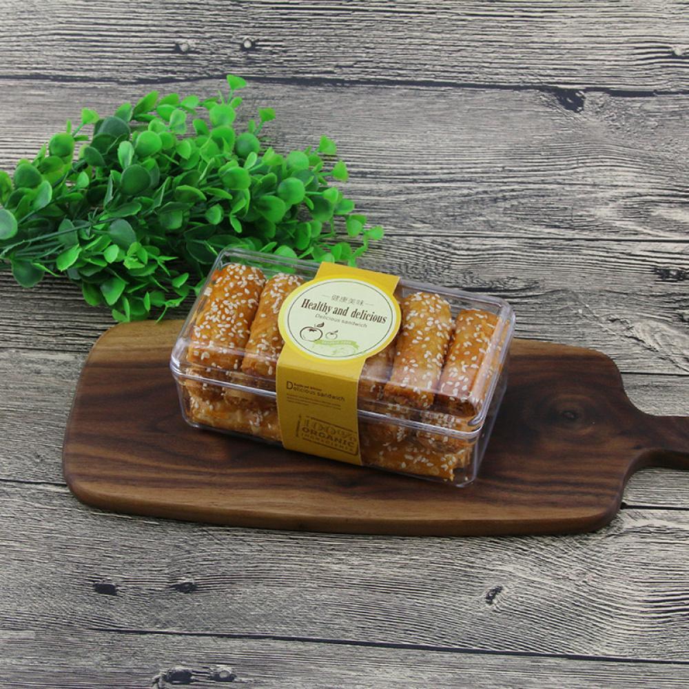 علب اكرليك حلويات مستطيل مقاس 14.5*8.5*5سم  (كرتون)