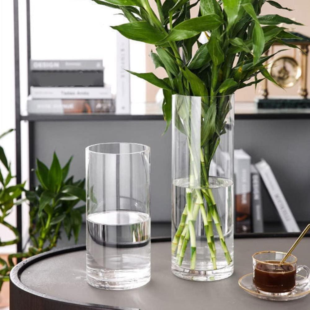 فازات زجاجية  10*30سم سادة