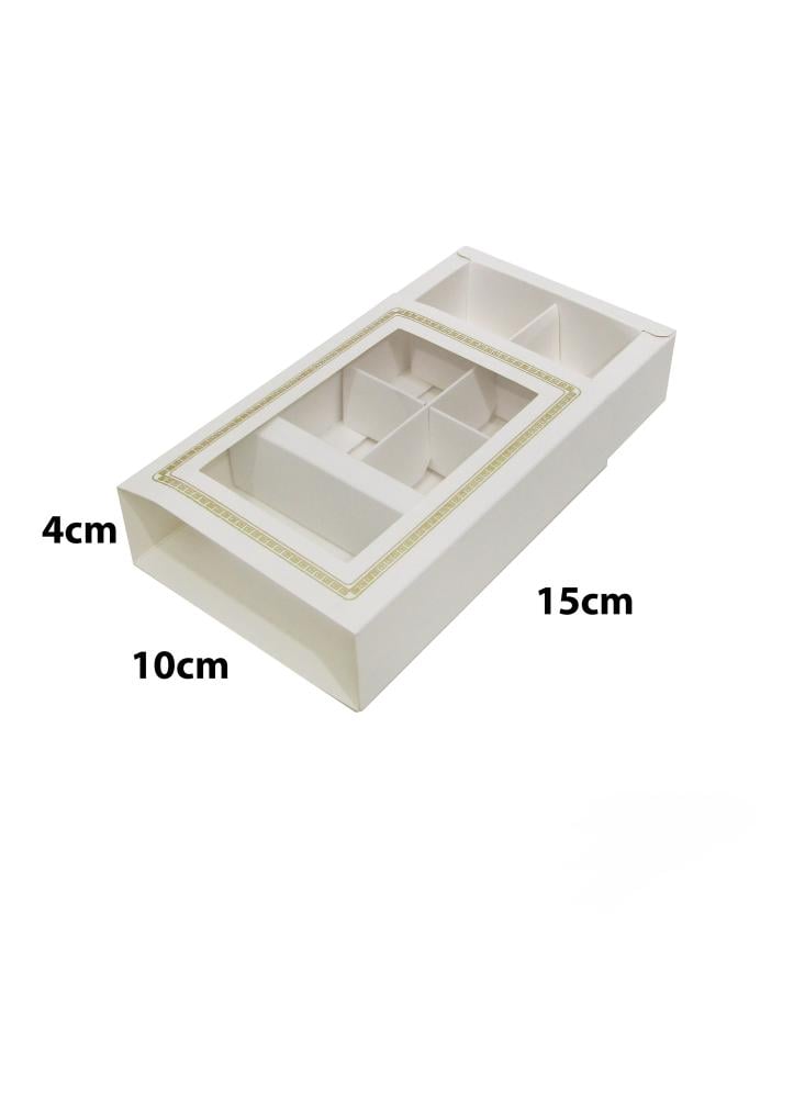 علب شوكلاتة مقسمه ب6 فتحات