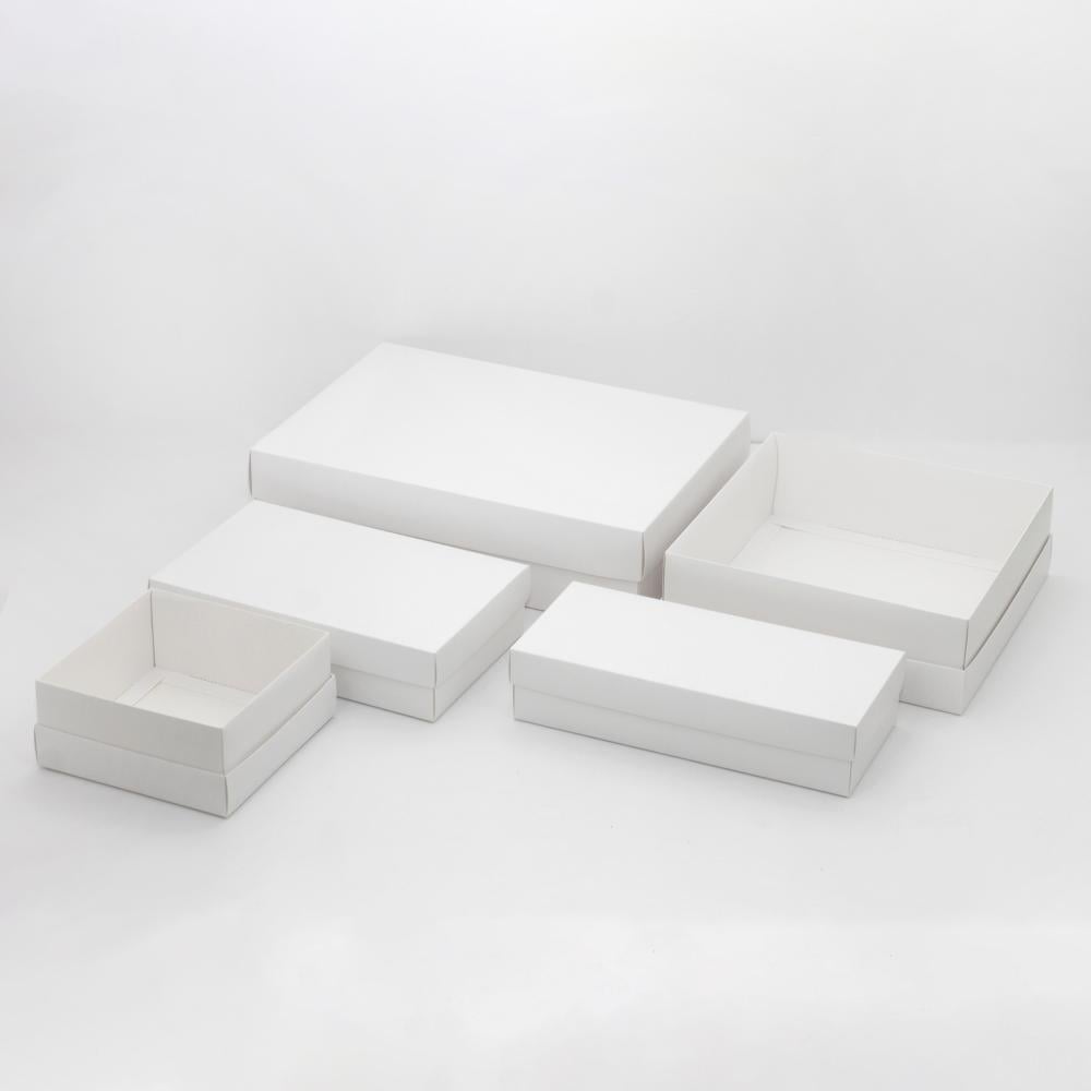 علبة تغليف ورقية بغطاء منفصل