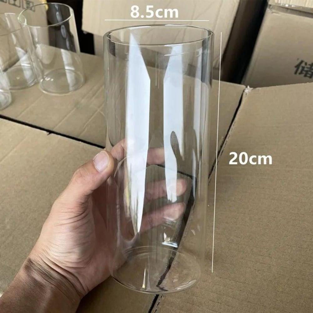 فازات زجاجية  10*30سم سادة