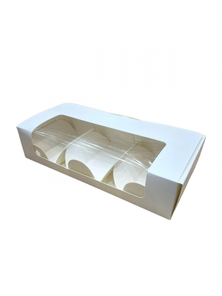 علب كيك ورقية سحاب متصله بمقسم