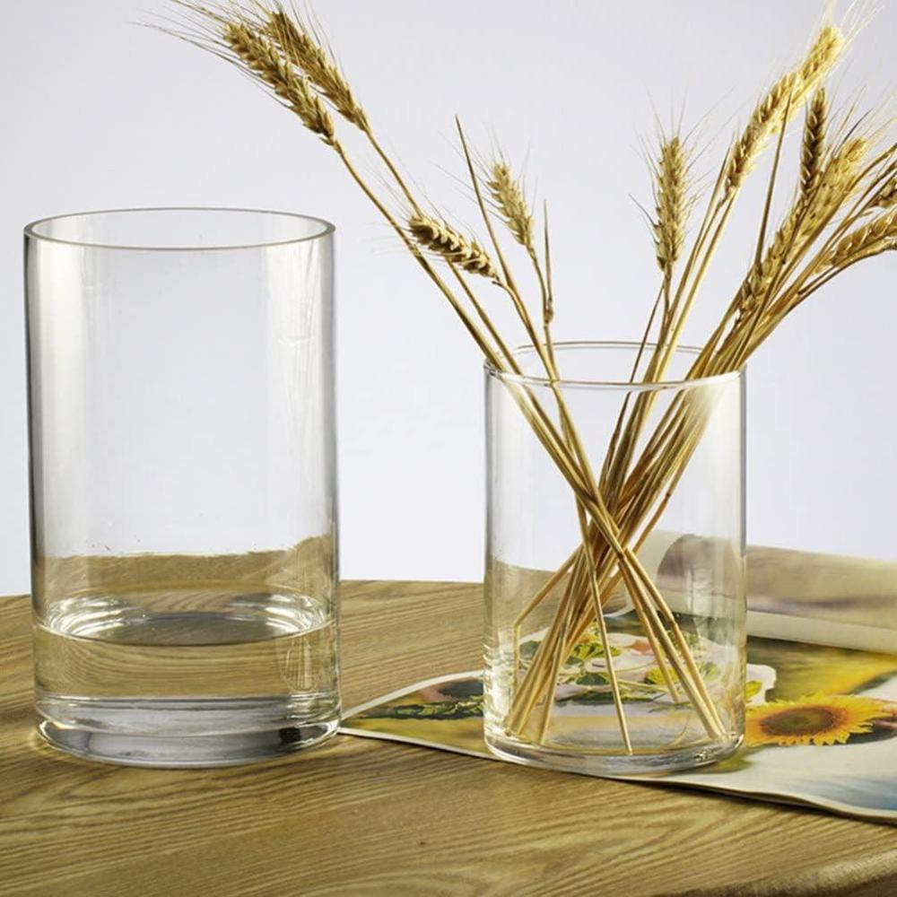 فازات زجاجية  10*30سم سادة