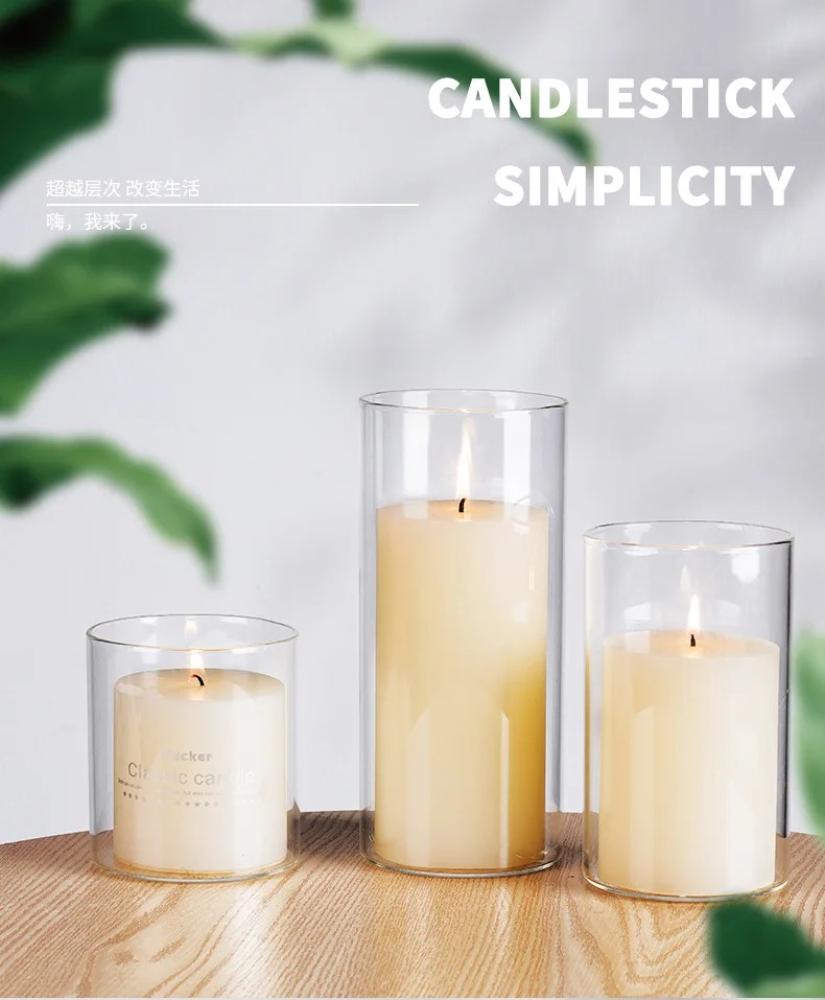 فازات زجاجية  10*20 سم سادة