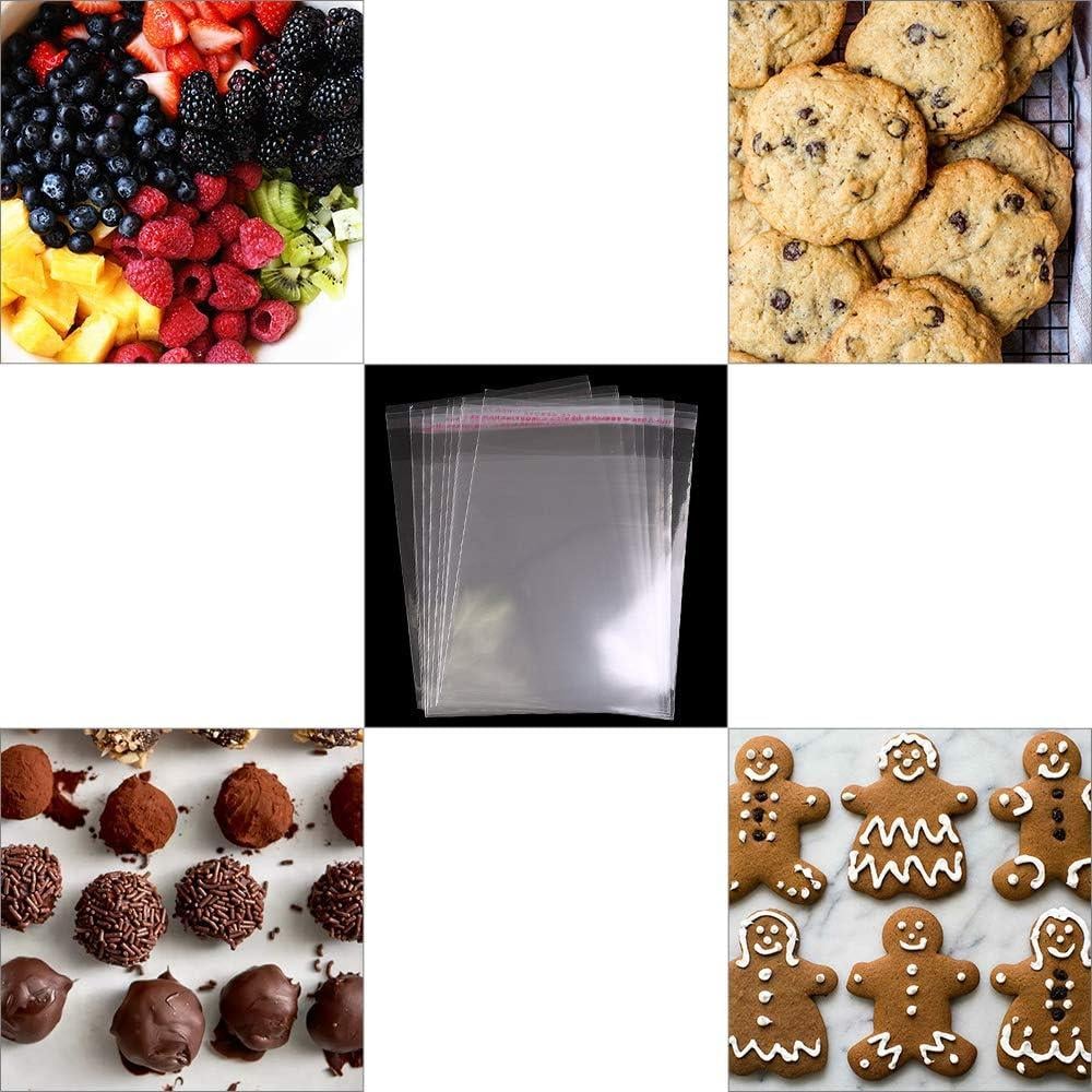 اكياس كوكيز شفاف لاصق 2.5*3 انش