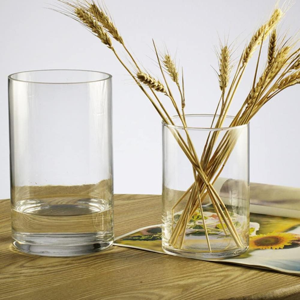 فازات زجاجية 10*15 سم  سادة