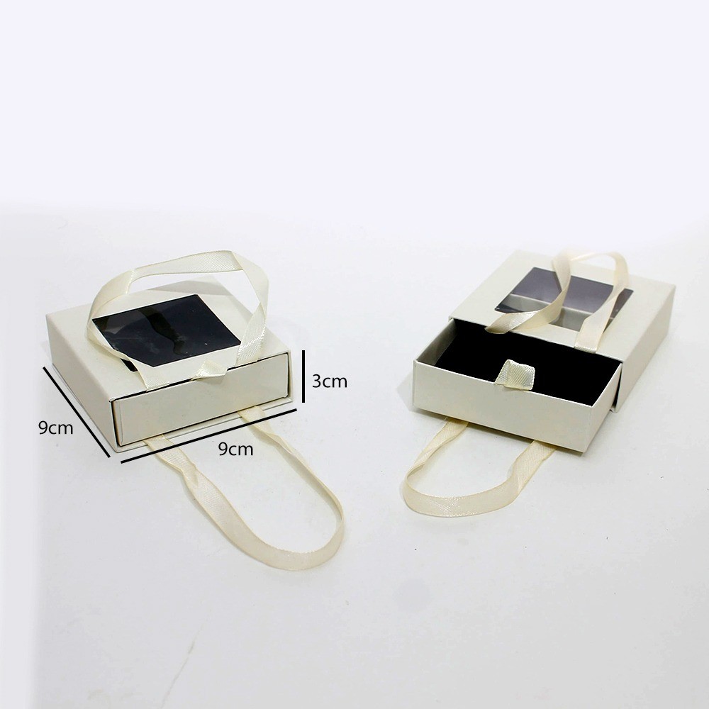 علب اكسسوارات بشكل شنطة فاخرة( 9*9*3سم)