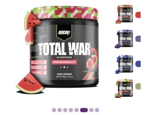 توتال وار Total war pre-workout ٣٠ حصة