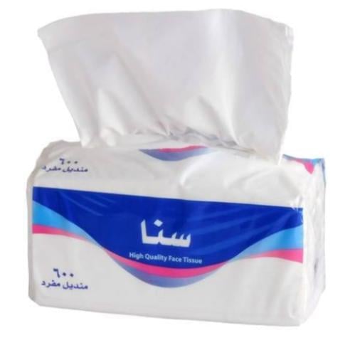 كرتون مناديل وجه سنا عادي عدد 40 بوكس