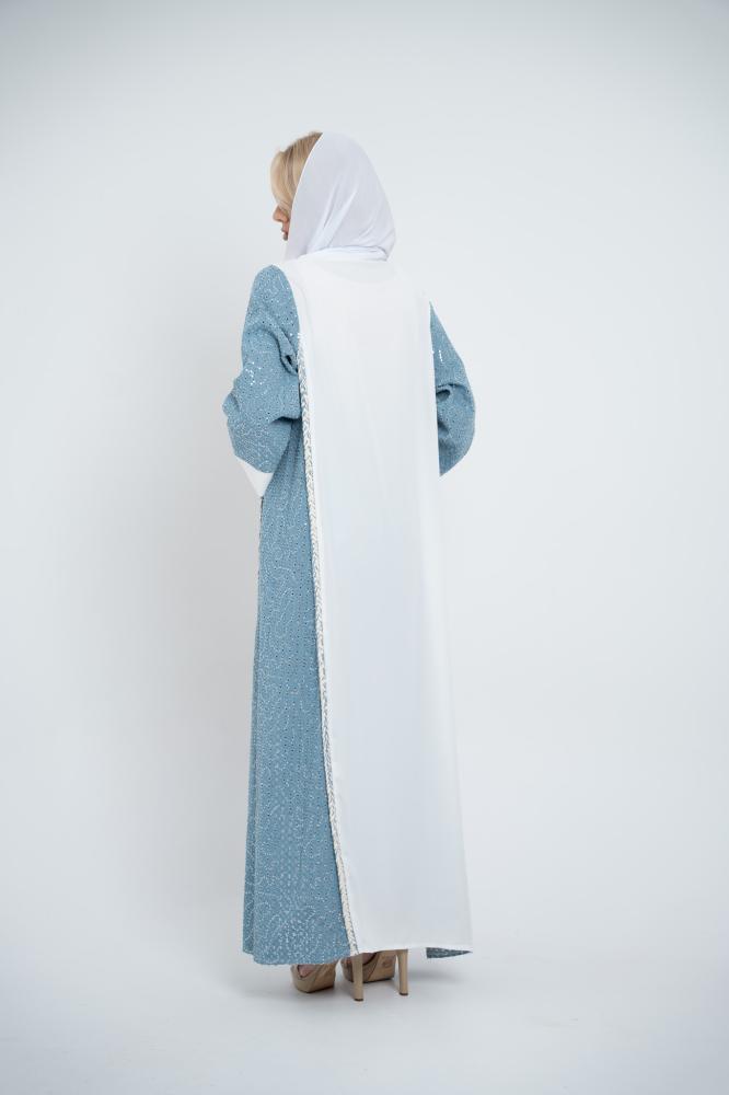 عباية أنيقة بتصميم عصري - جينز