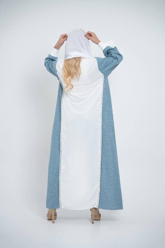 عباية أنيقة بتصميم عصري - جينز