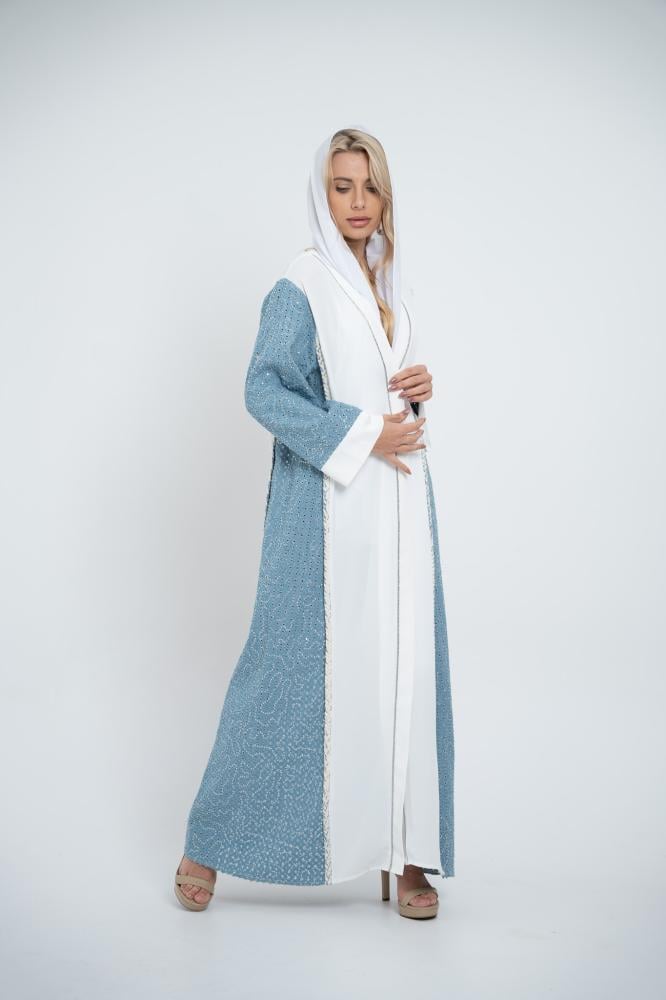 عباية أنيقة بتصميم عصري - جينز