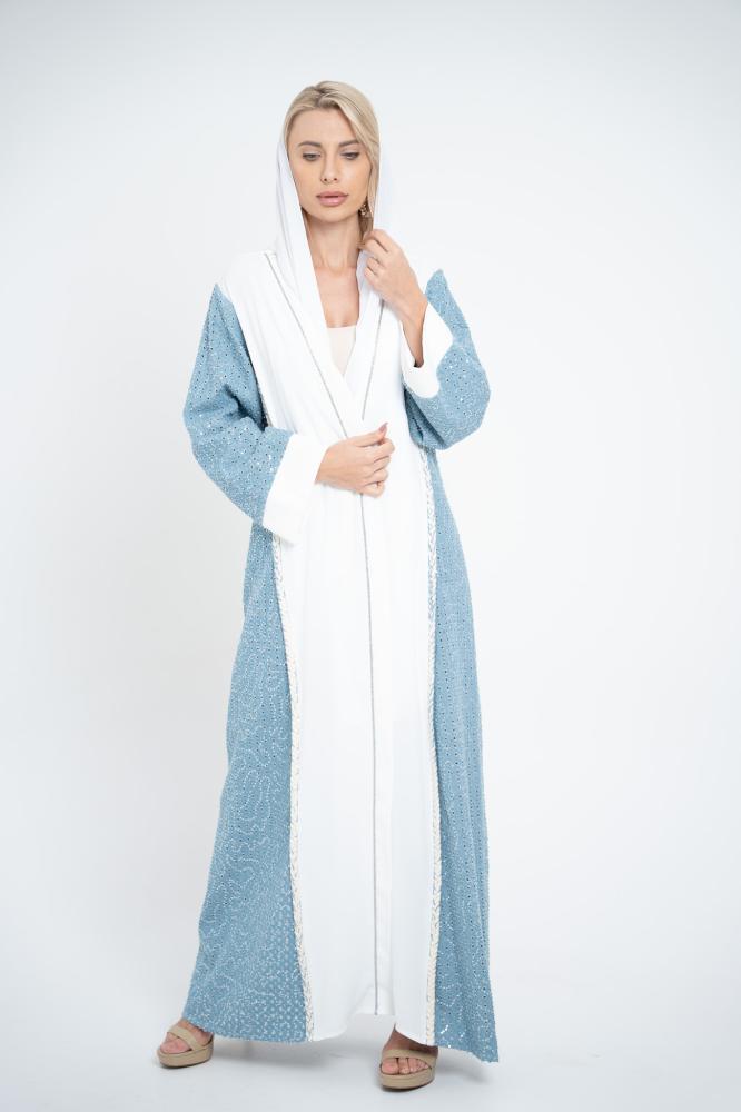 عباية أنيقة بتصميم عصري - جينز