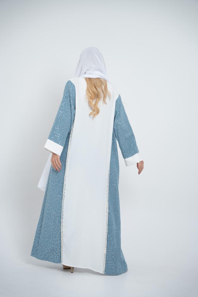 عباية أنيقة بتصميم عصري - جينز