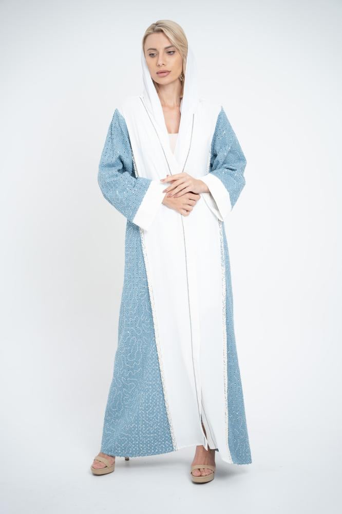 عباية أنيقة بتصميم عصري - جينز