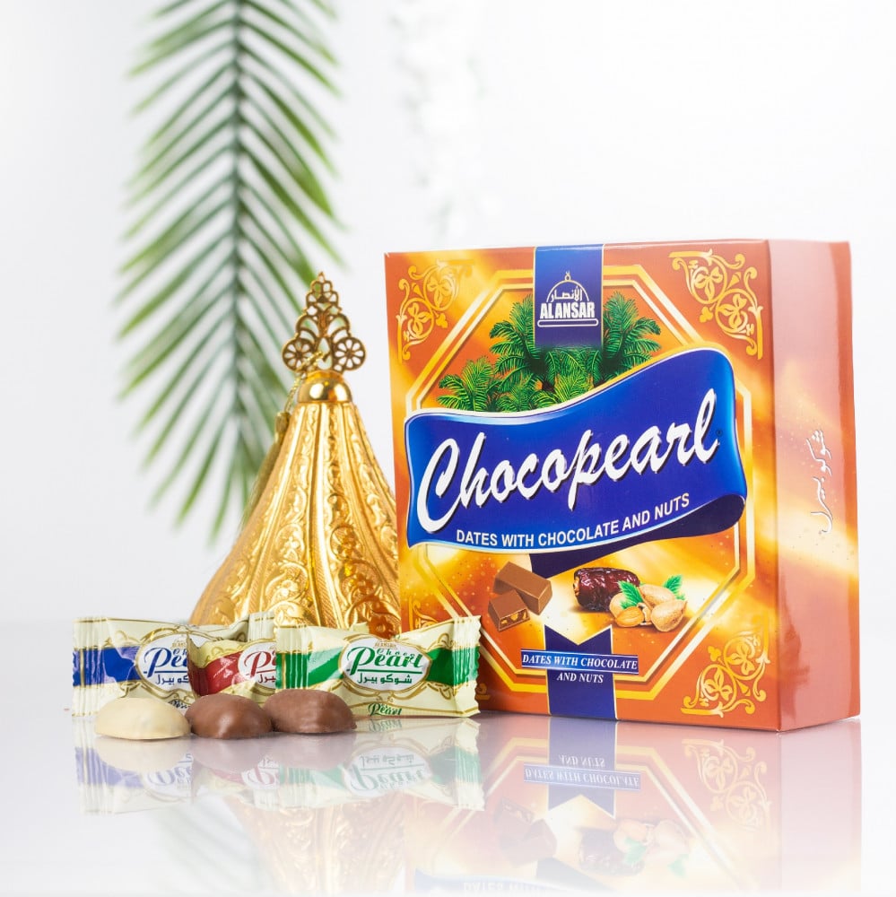 Box of dates with chocolate, milk and nuts (12 boxes)