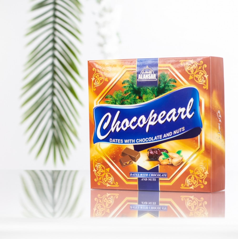 Box of dates with chocolate, milk and nuts (12 boxes)