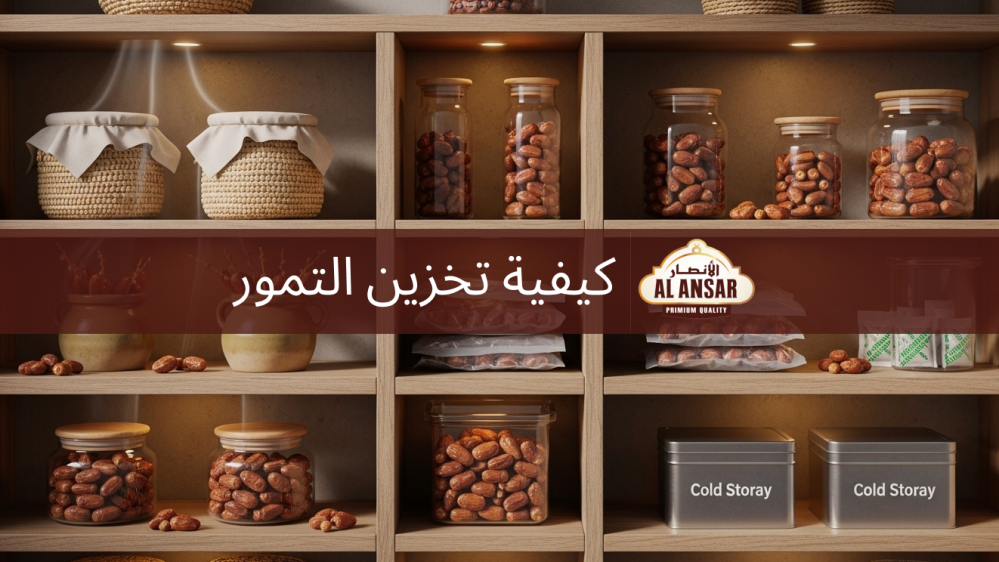 كيفية تخزين التمور