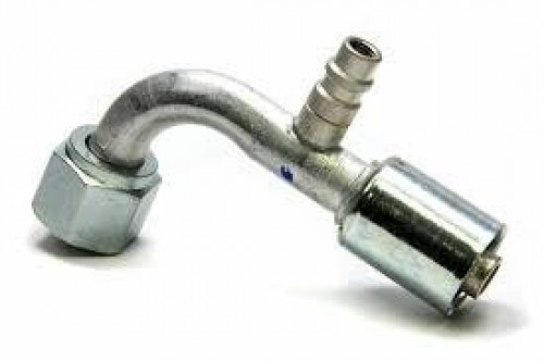 CONNECTOR 3-8  90 D ELBOW F-FLARE W-R-134A VALVE No10783W كوع 90 درجة