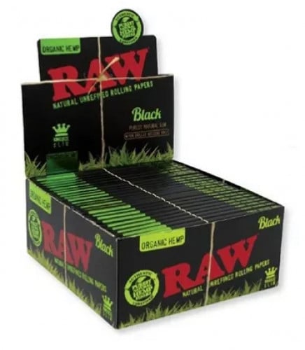 RAW Organic Black KINGSIZE (Box)