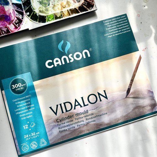 Canson vidalon كراسة الرسم المائي