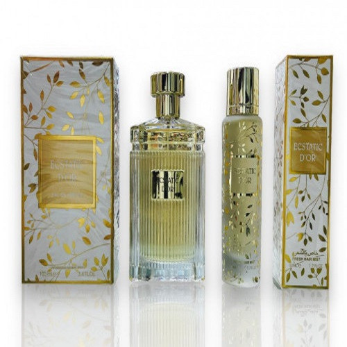 عطر اكستاتيك دور او دي بارفان 100 مل + معطر للشعر فريش 50 مل