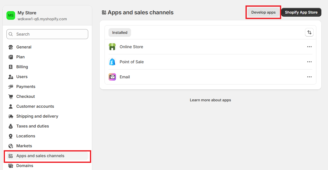 استيراد المنتجات من منصات أخرى