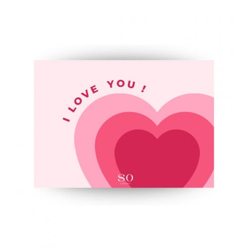 بطاقة اهداء احبك - I Love You