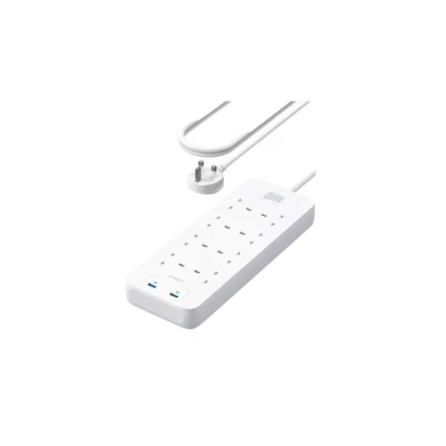 توصيلة انكر 8 منافذ طاقة مع منفذين USB-A