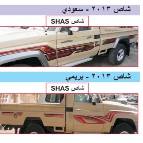خط شطرطونات شاص و جيب ربع 2013