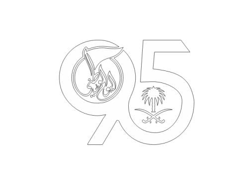 استيكر اليوم الوطني أبيض